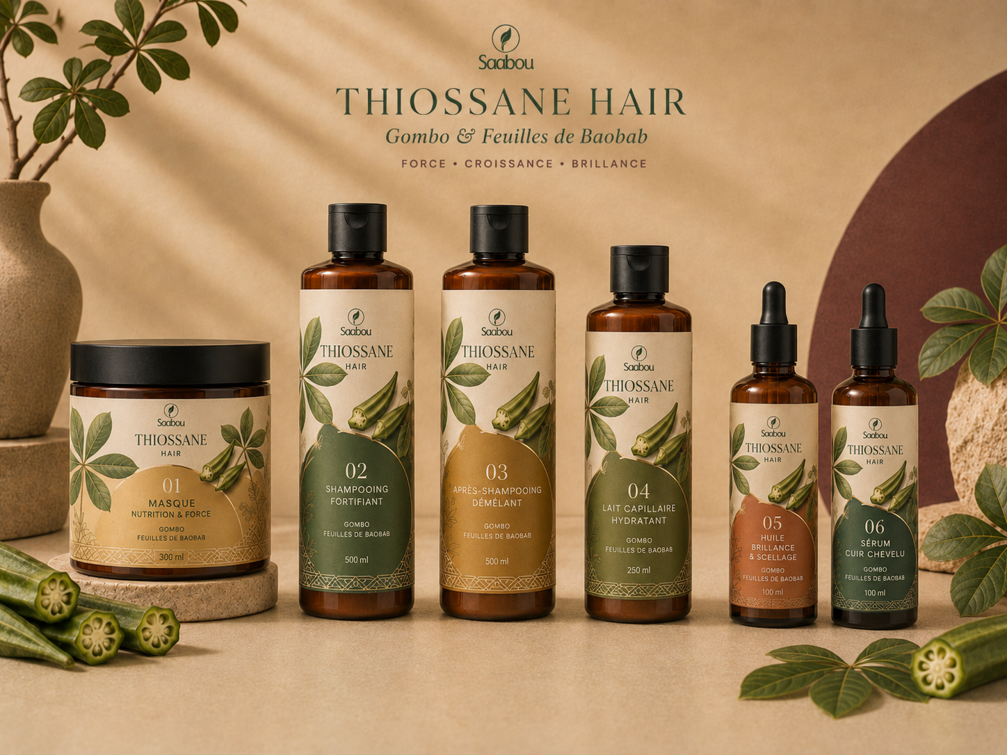 Saabou Thiossane Thiossane Hair Complete Set 6 products